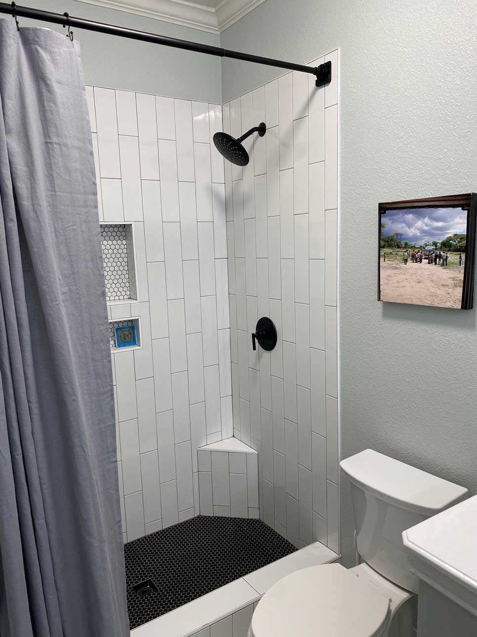 Bathroom Remodel Contractors - Before and After by Modern Blu Flower Mound TX