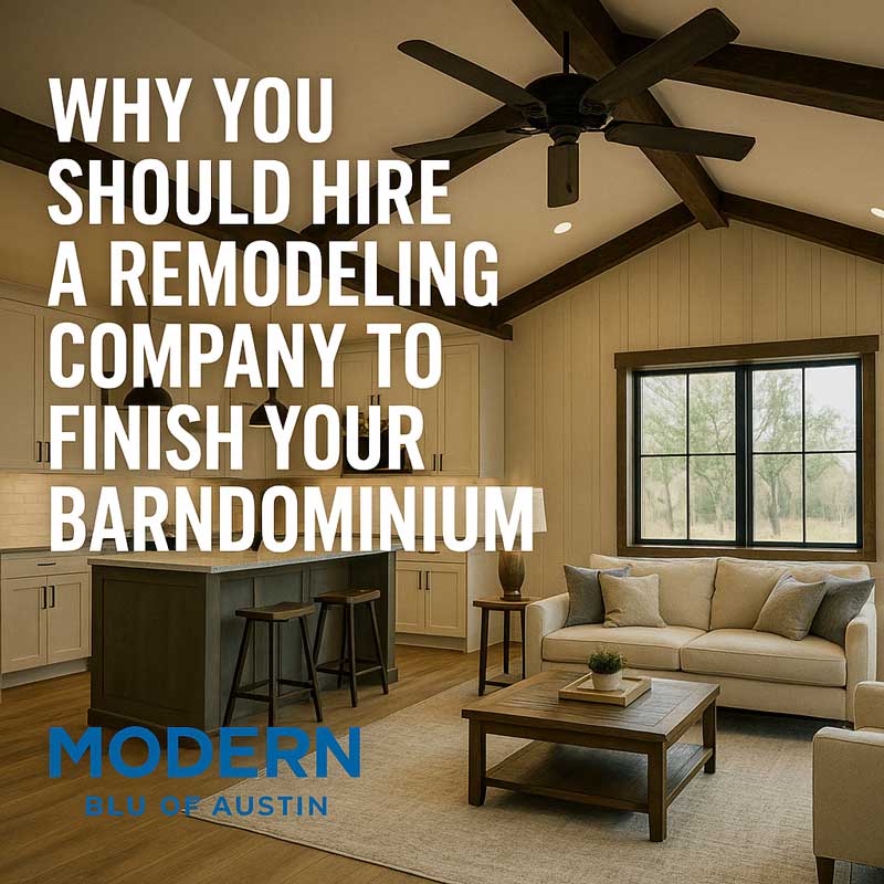 A Remodeling GC is a great way to finish your barndo